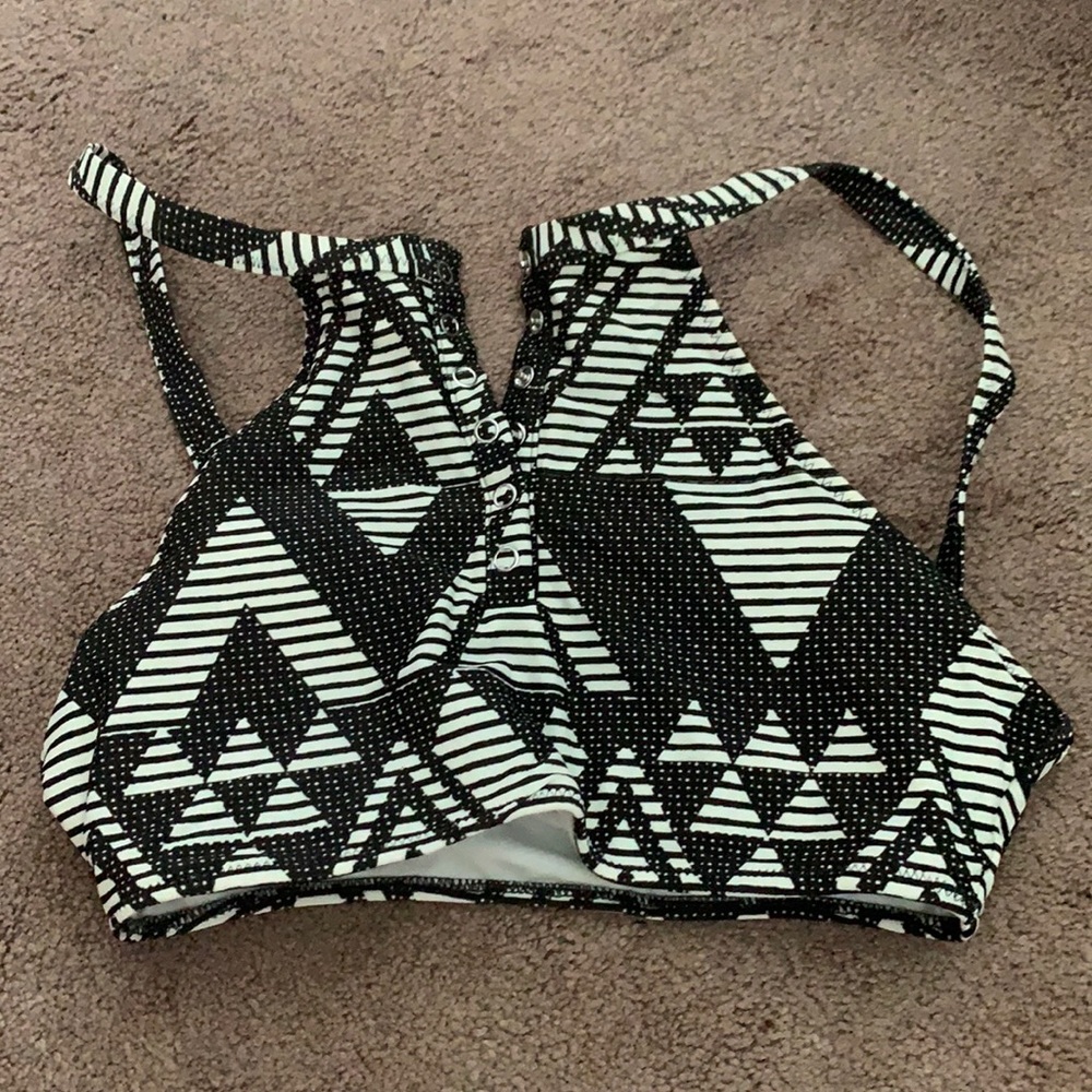 Aerie Patterned Bikini Top